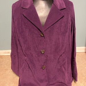 Women's Purple Jacket office